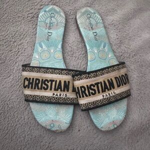 Christian Dior Dway Turquoise Sandal🩵